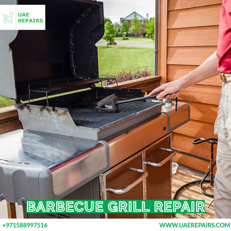 Barbecue grill repair