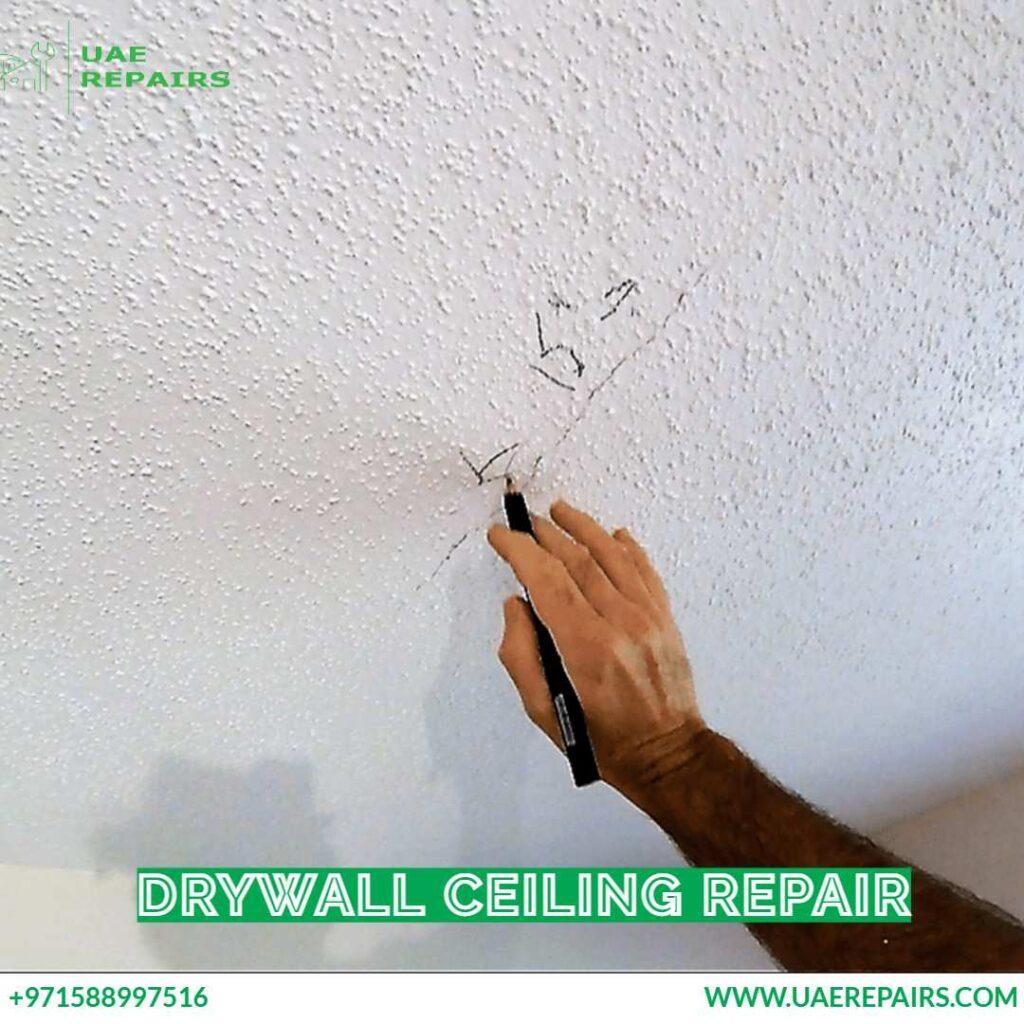 Drywall ceiling repair