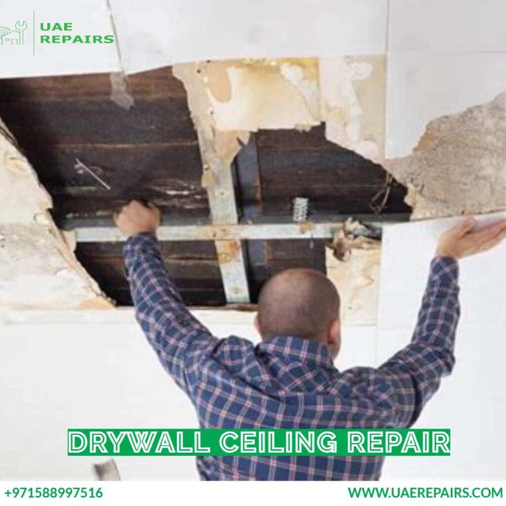 Drywall ceiling repair