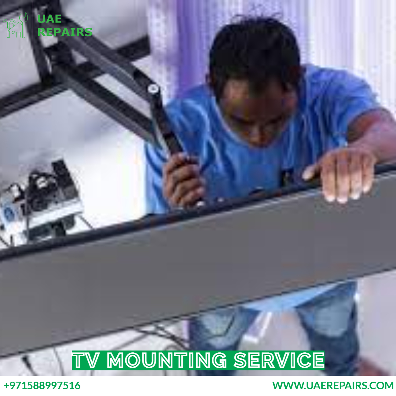 UAE REPAIRS Importance of professional Tv Mounting Service