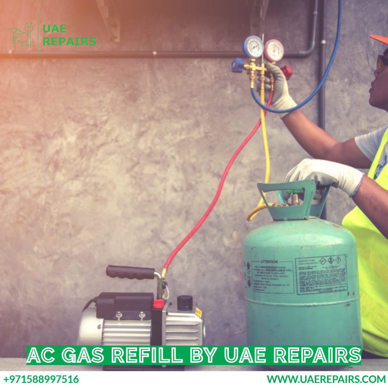 AC GAS REFILL BY UAE REPAIRS