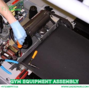 Gym equipment assembly