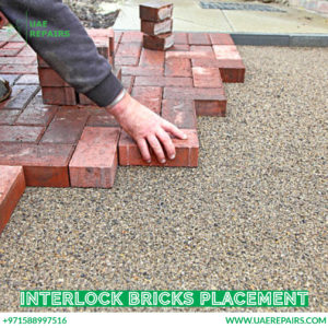 Interlock Bricks Placement
