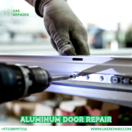 Aluminum door repair