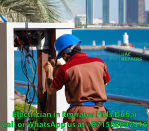 Electrician in Emirates Hills Dubai
