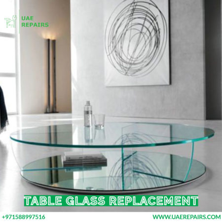 Table glass replacement