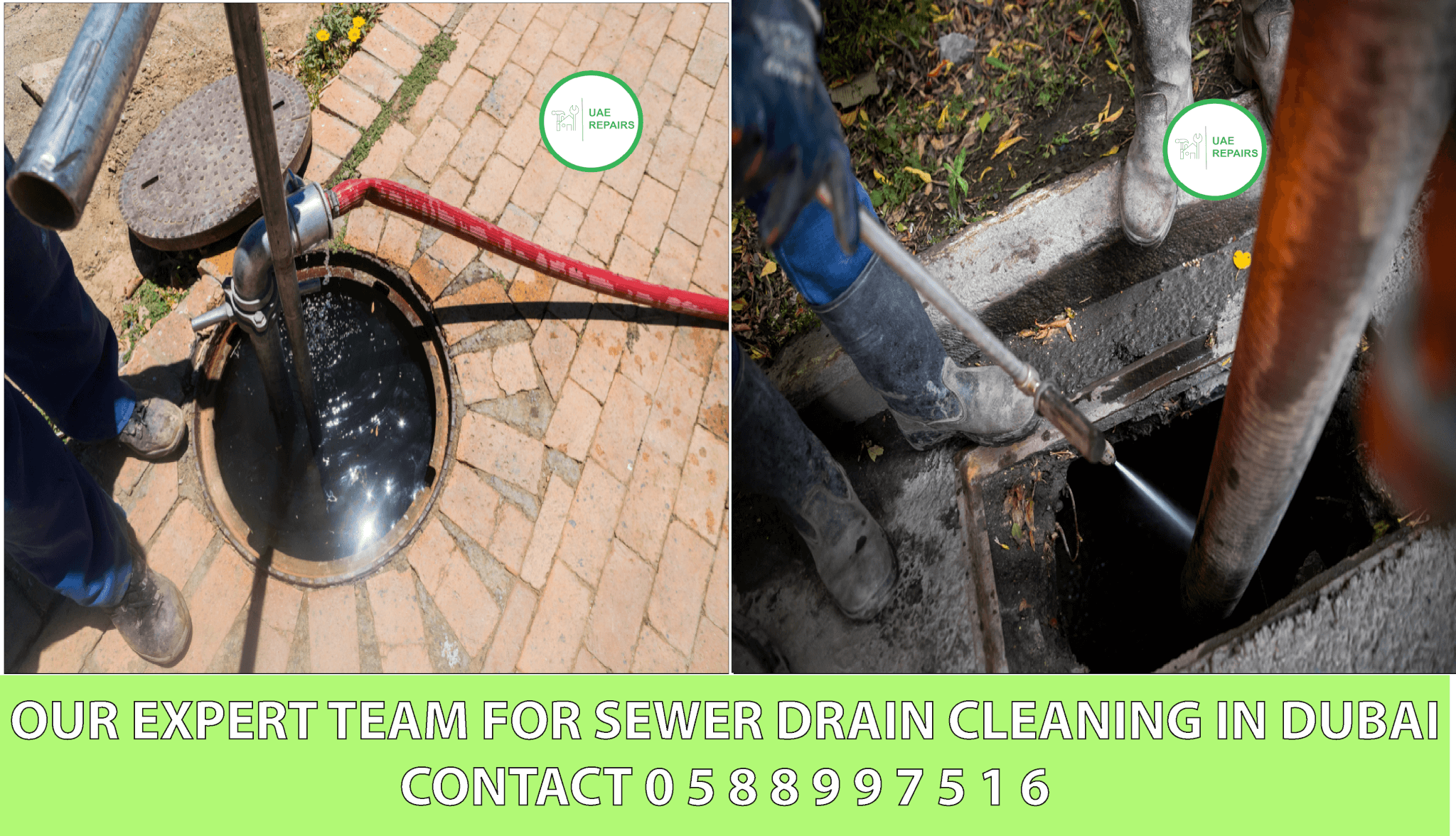 UAE REPAIRS EXPERT TEAM FOR SEWER DRAIN CLEANING DUBAI