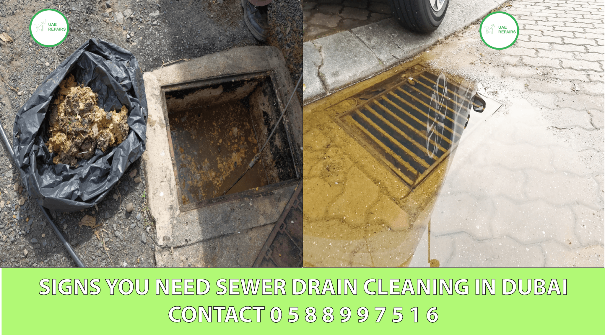 UAE REPAIRS SIGNS YOU NEED SEWER DRAIN CLEANING