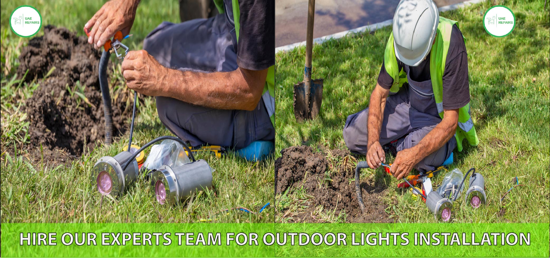 HIRE OUR RELIABLE TEAM FOR OUTDOOR AND GARDEN LIGHTS INSTALLATION IN DUBAI