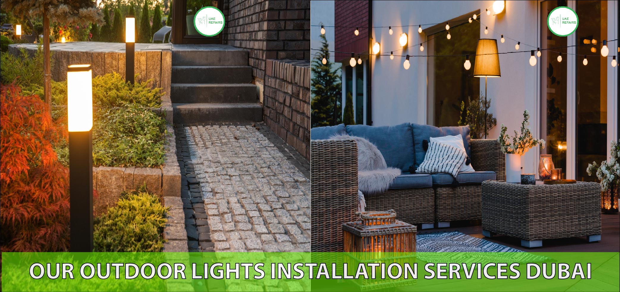 UAE REPAIRS OUR OUTDOOR LIGHTS INSTALLATION SERVICES IN DUBAI CONTACT 0588997516