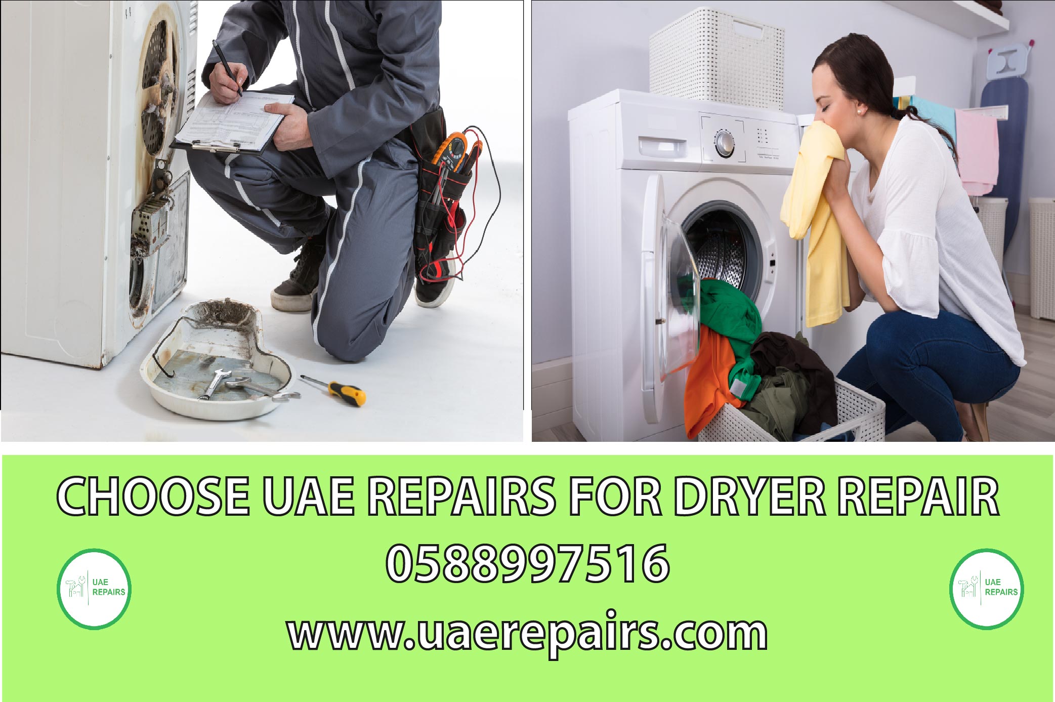 UAE REPAIRS CHOOSE US FOR DRYER REPAIR UAE CONTACT US 0588997516