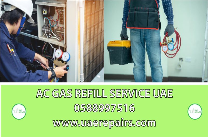 UAE REPAIRS AC GAS REFILL SERVICE IN UNITED ARAB EMIRATES, CONTACT US 0588997516