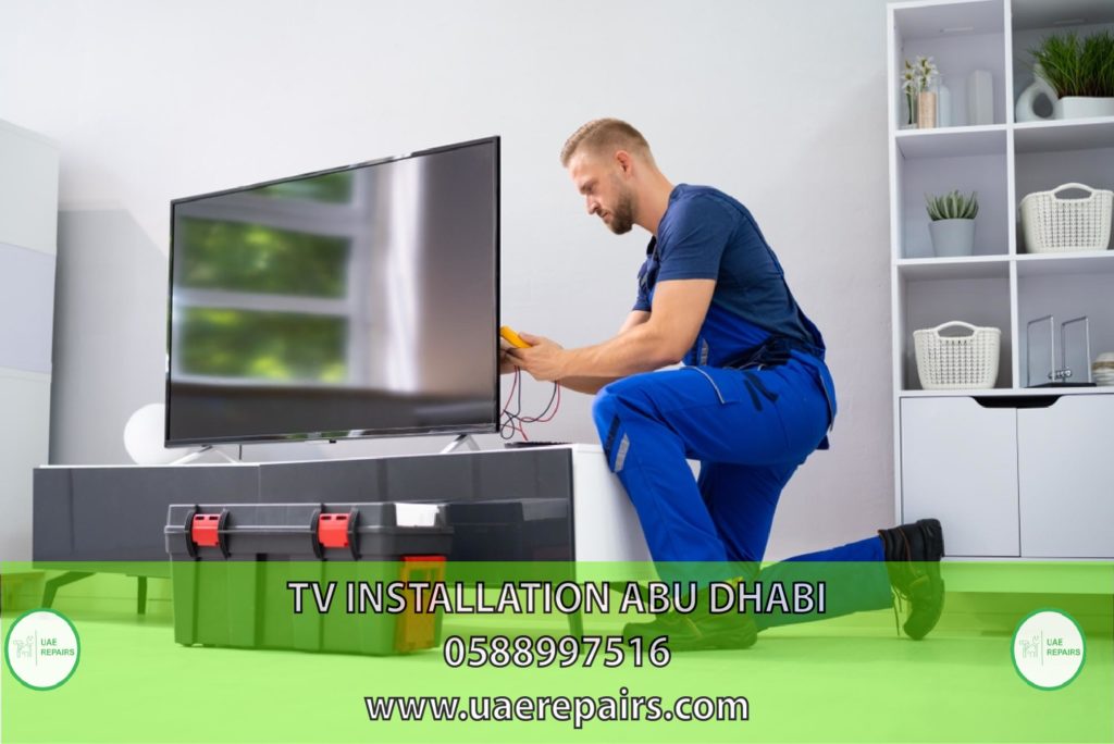 UAE REPAIRS TV INSTALLATION ABU DHABI 0588997516
