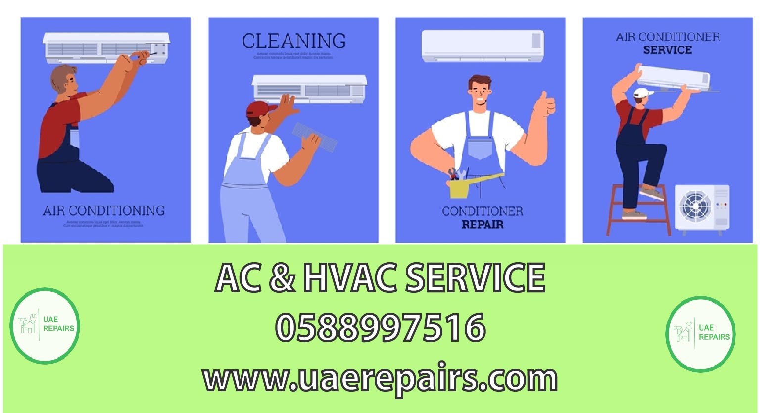 UAE REPAIRS AC & HVAC SERVICES AC & HVAC : INSTALLATION, REPALCE, REPAIR, SERVICING AND MAINTENANCE