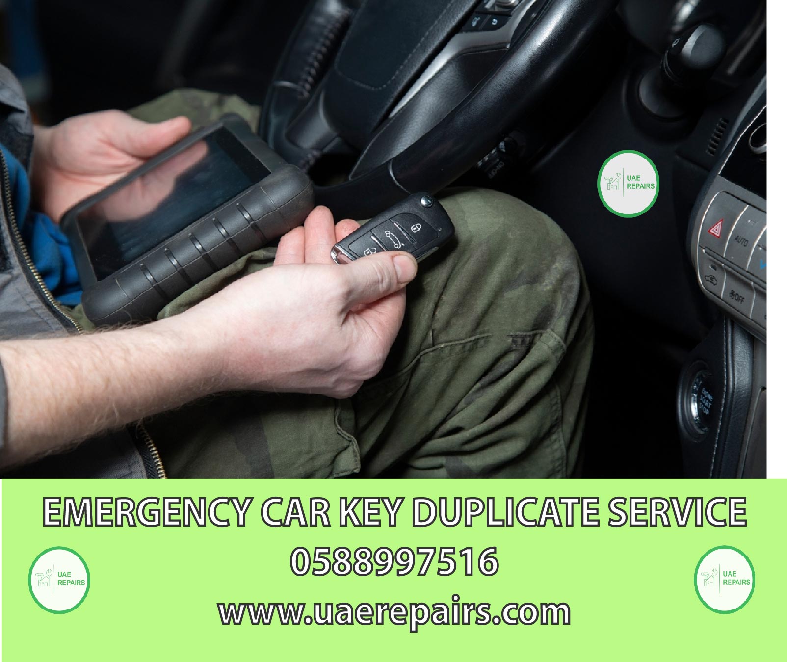 UAE REPAIRS EMERGENCY CAR KEY DUPLICATE SERVICE 0588997516