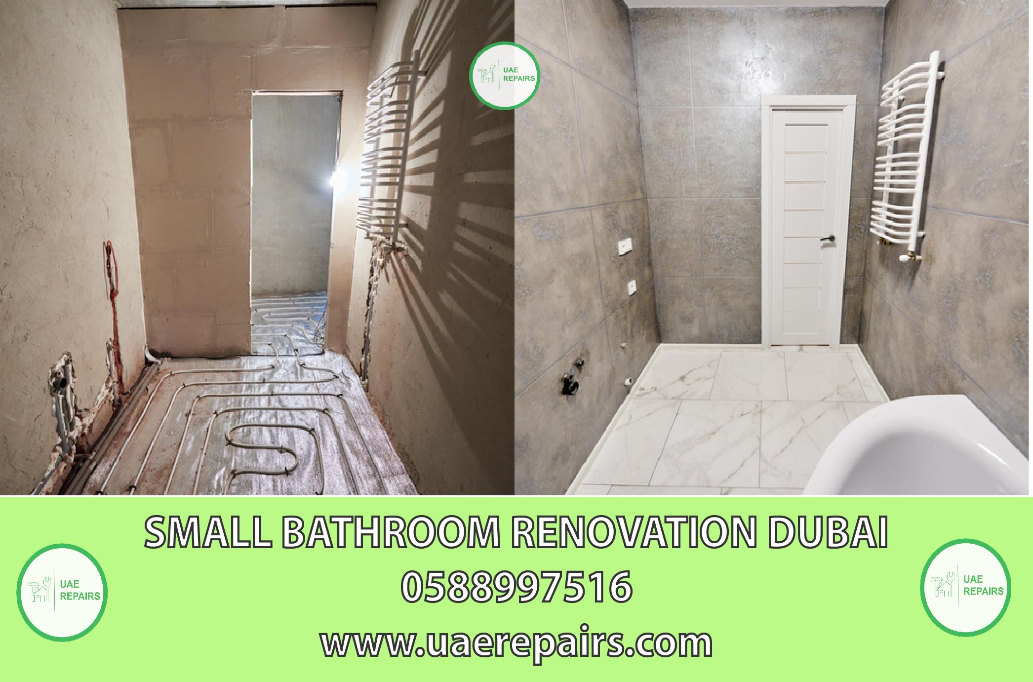 UAE REPAIRS SMALL BATHROOM RENOVATION DUBAI CONTACT US 0588997516