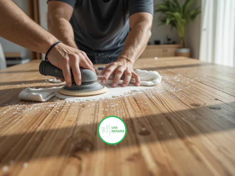 UAE REPAIRS carpenter is providing furniture repair studio city service at client home.