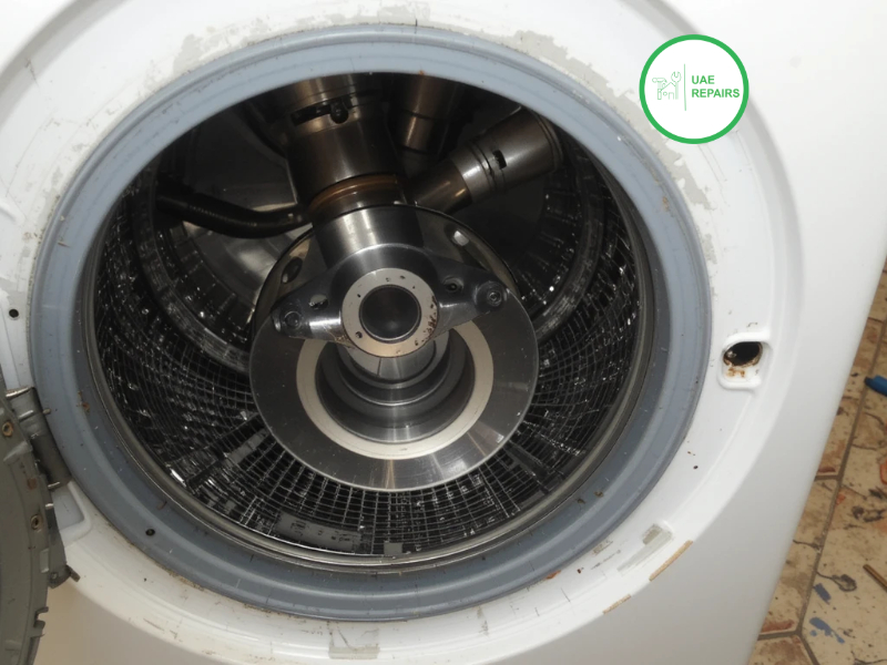 Drum & Bearing fixing in washing machine repair service by UAE REAPIRS 0588997516