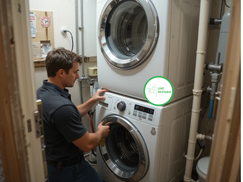 Laundry Chute Repair in washing machine repair service by UAE REAPIRS 0588997516