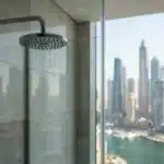 "Low water pressure shower in Dubai Marina high-rise apartment